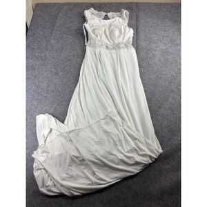 db studio Rehearsal Wedding Lace Maxi Formal Party Prom Dress  Woman's 10 SEE